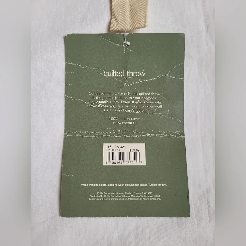 Sonoma life+style Quilted Throw - Picture 4 of 13